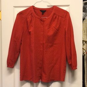 Banana Republic red top